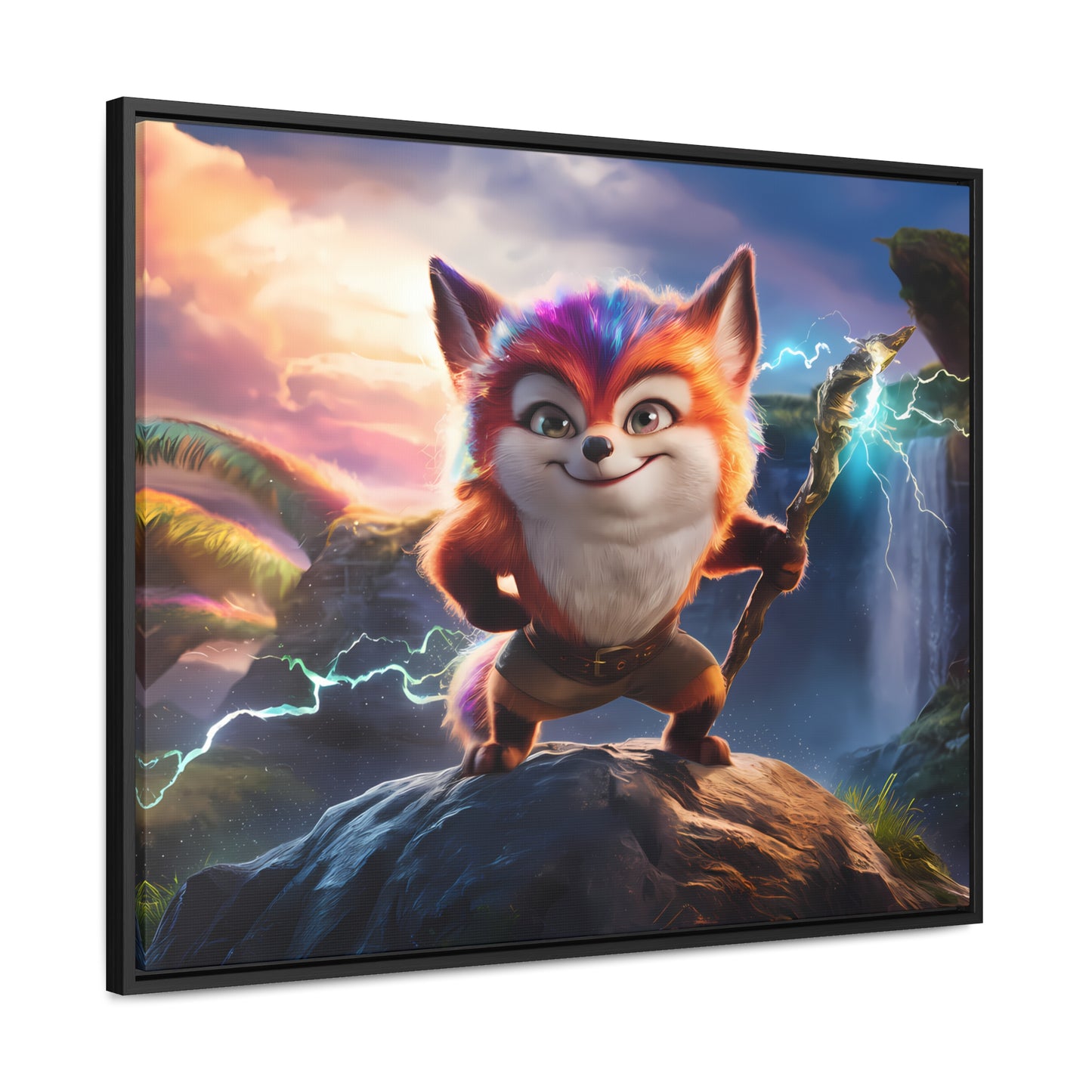 Guardian of the Mystic Grove - Gallery Canvas Wraps, Horizontal Frame