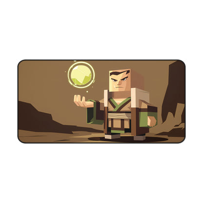 Blockhead Earth Mage - Desk Mat