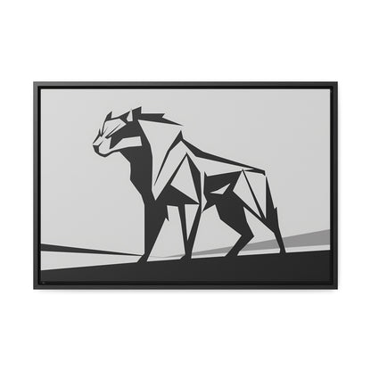 Geometric Beast - Gallery Canvas Wraps, Horizontal Frame