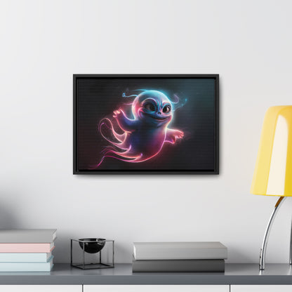 Neon Ghostling - Gallery Canvas Wraps, Horizontal Frame