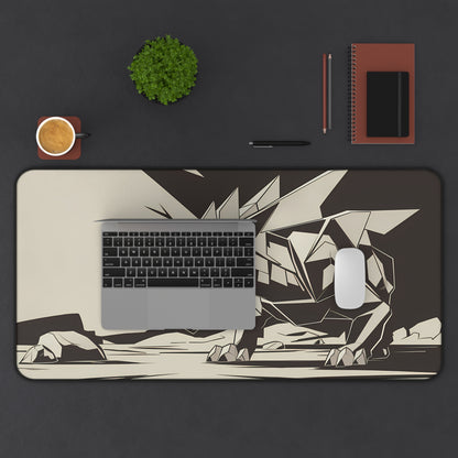 Steel Roar in the Wastelands - Desk Mat