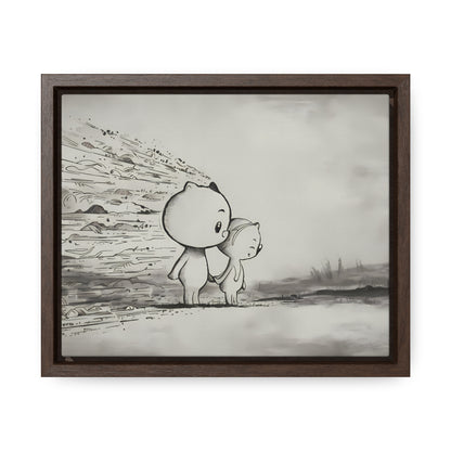 "Together Through the Storm" - Gallery Canvas Wraps, Horizontal Frame