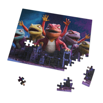 Lizard Band Invasion - Jigsaw Puzzle (30, 110, 252, 500,1000-Piece)