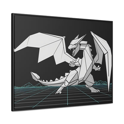 Cyber Dragon Unleashed - Gallery Canvas Wraps, Horizontal Frame