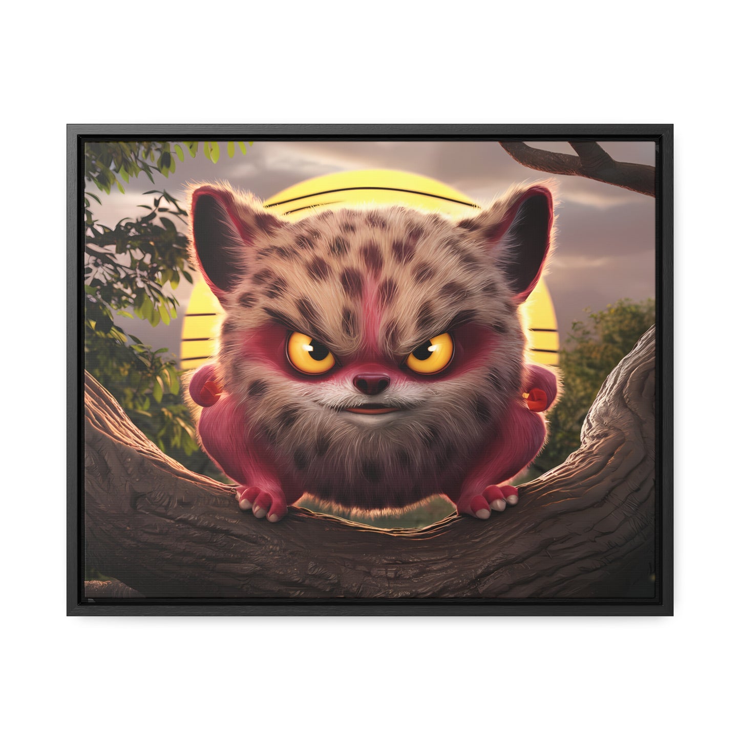 Guardian of the Sunset Forest - Gallery Canvas Wraps, Horizontal Frame