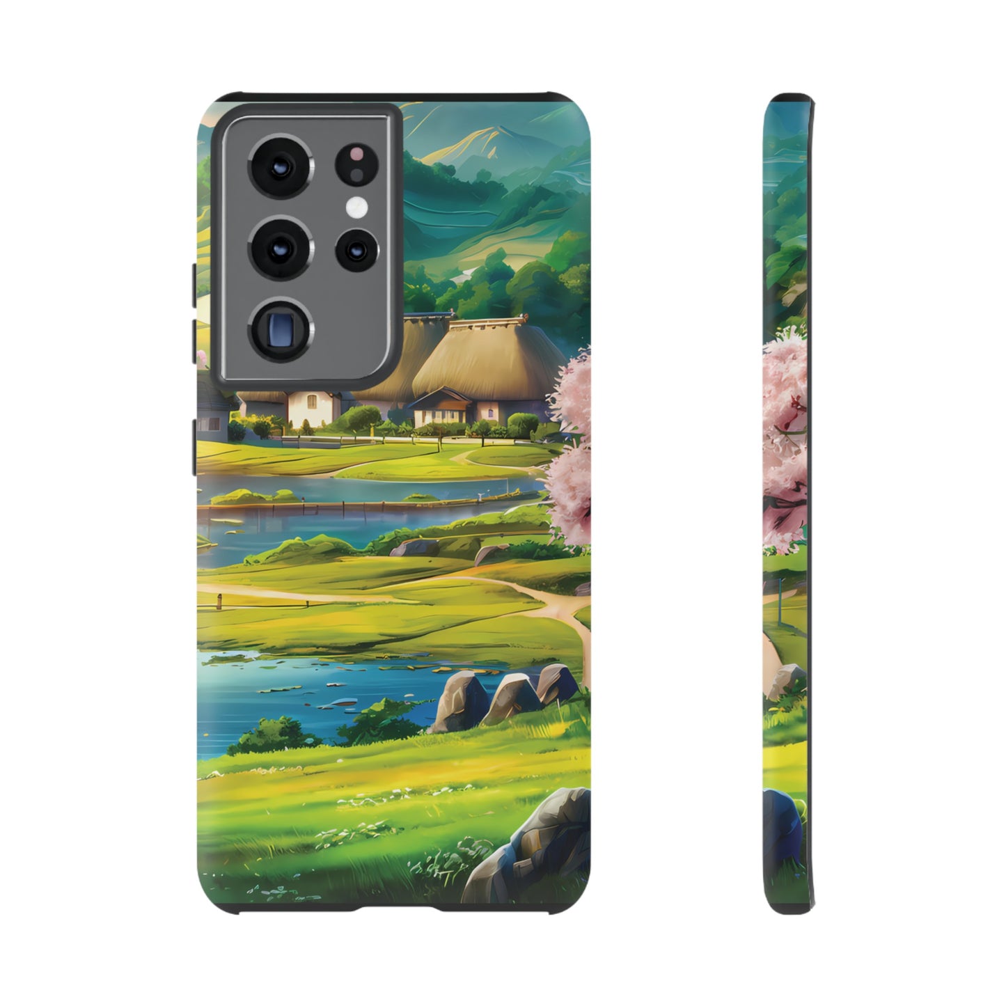 Idyllic Anime Village - Smartphone Tough Cases