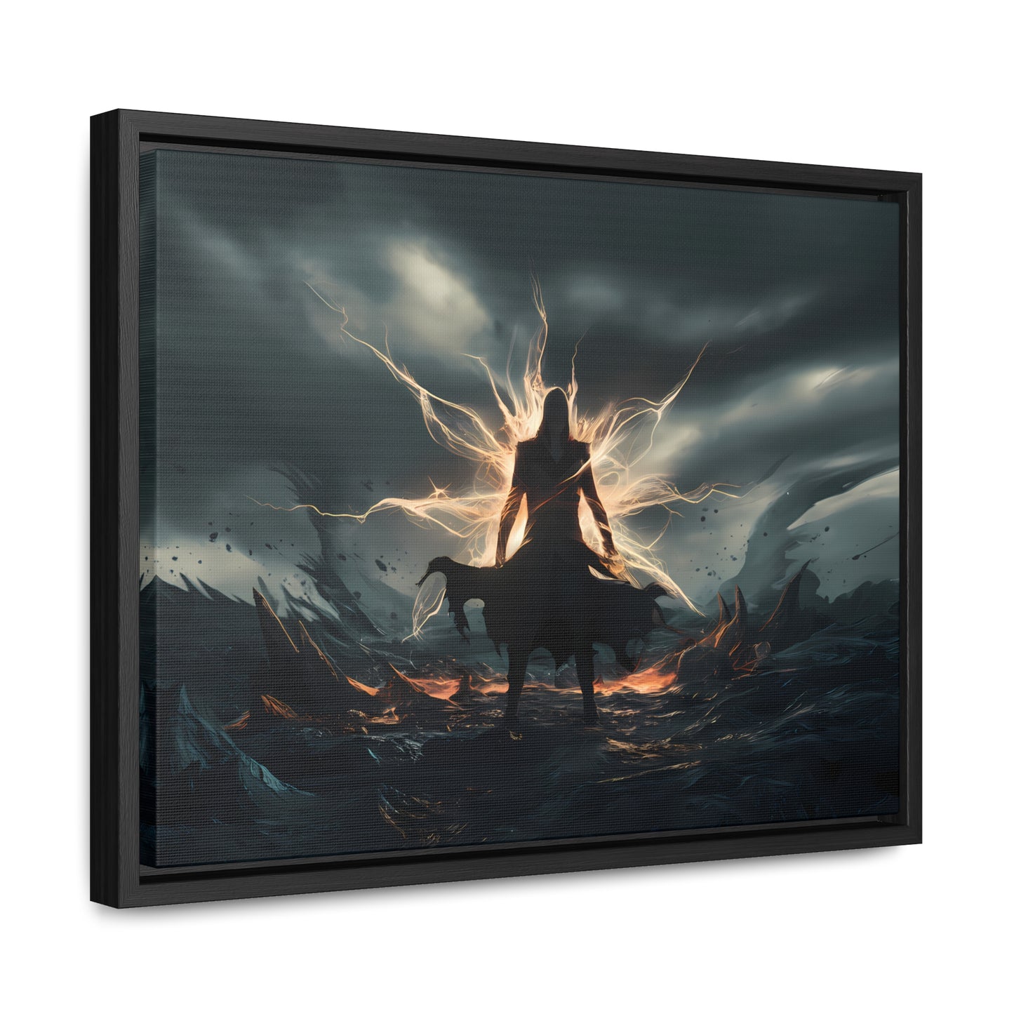 Eclipse of the Dark Conqueror - Gallery Canvas Wraps, Horizontal Frame