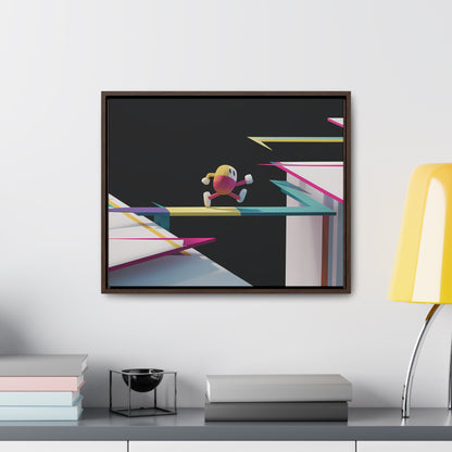 "Leaping Through Dimensions" - Gallery Canvas Wraps, Horizontal Frame