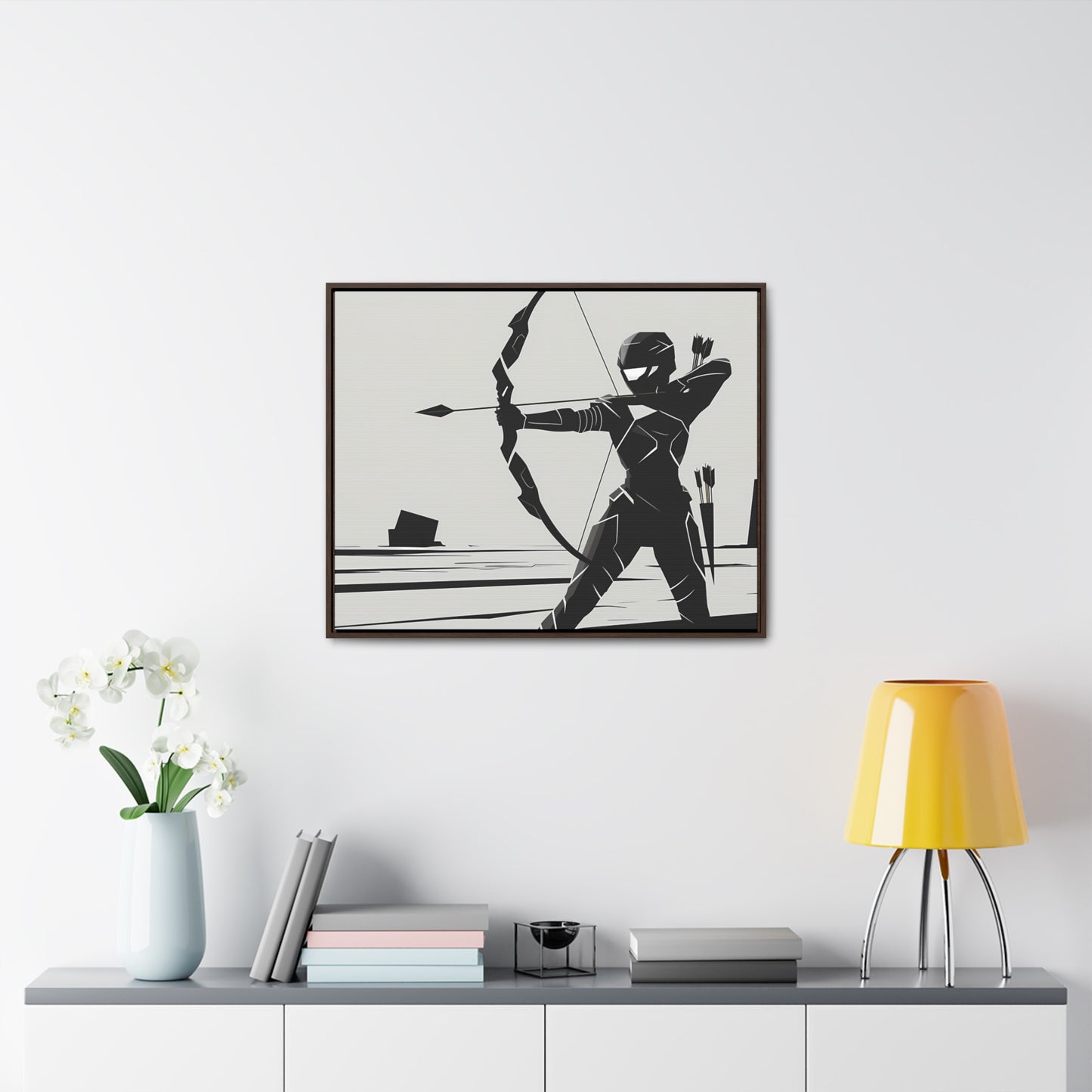 Silent Hunter - Gallery Canvas Wraps, Horizontal Frame