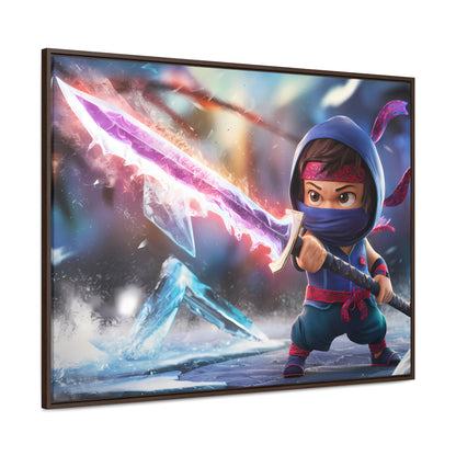 Blade of the Frozen Shadow - Gallery Canvas Wraps, Horizontal Frame