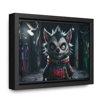 Urban Graffiti Rebel - Gallery Canvas Wraps, Horizontal Frame