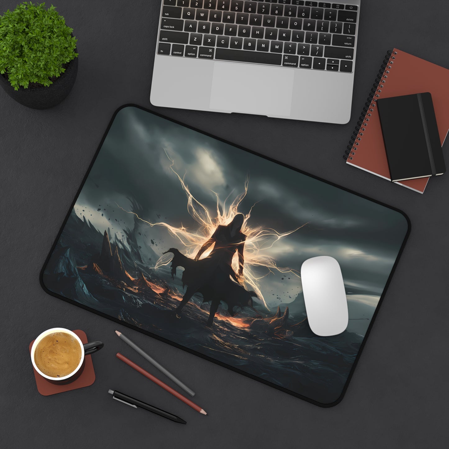 Magical Anime Warrior - Desk Mat