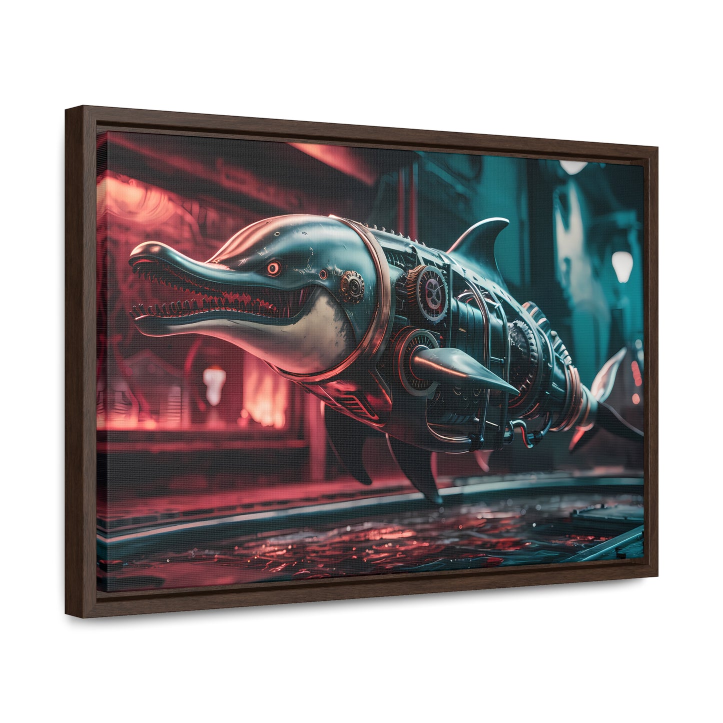 Mechanical Apex Predator - Gallery Canvas Wraps, Horizontal Frame