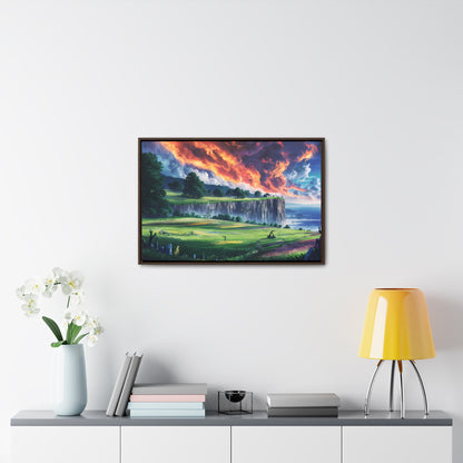 Edge of the Burning Sky - Gallery Canvas Wraps, Horizontal Frame