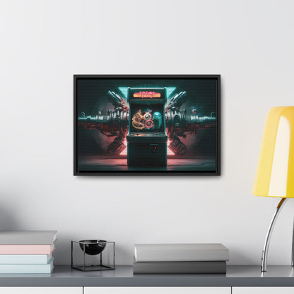 Quantum Arcade Revolution - Gallery Canvas Wraps, Horizontal Frame