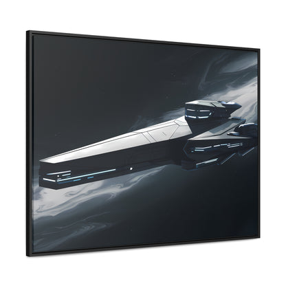 Starship of the Void - Gallery Canvas Wraps, Horizontal Frame