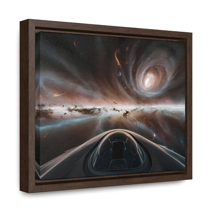 Journey Through the Celestial Abyss - Gallery Canvas Wraps, Horizontal Frame