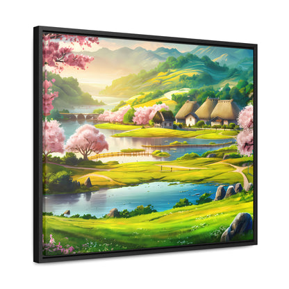 Serenity in Spring Meadows - Gallery Canvas Wraps, Horizontal Frame