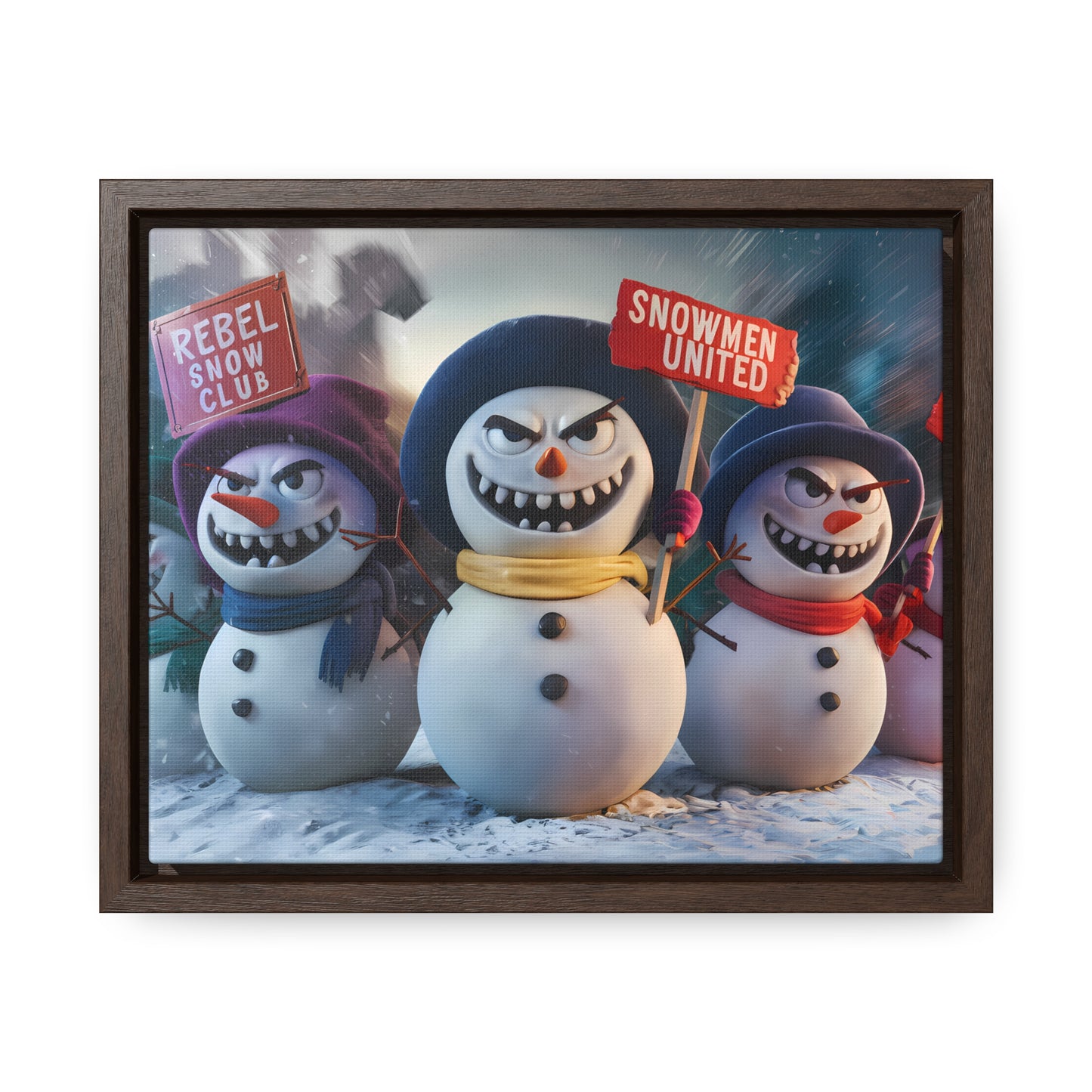 Frosty Revolt - Gallery Canvas Wraps, Horizontal Frame