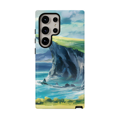 Anime Cliff by the Sea - Smartphone Tough Cases