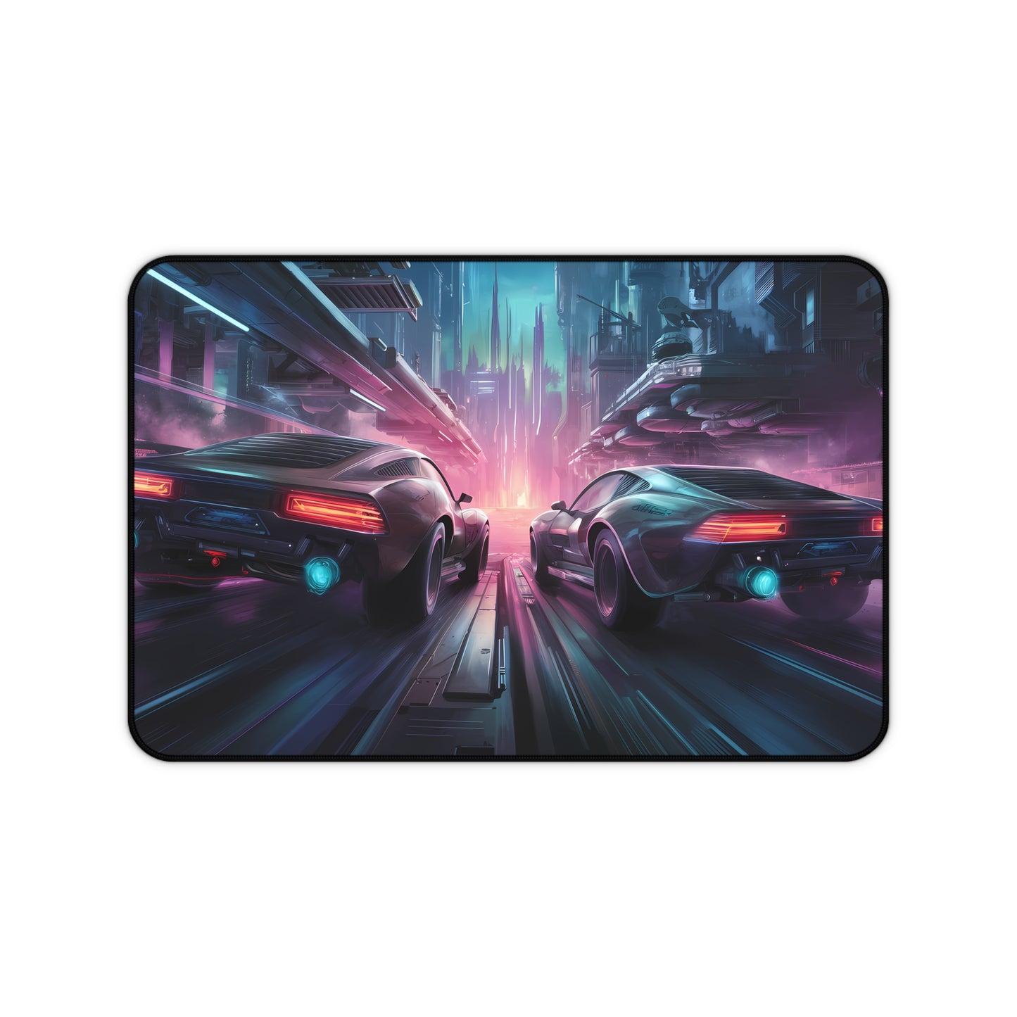 Night Race - Desk Mat