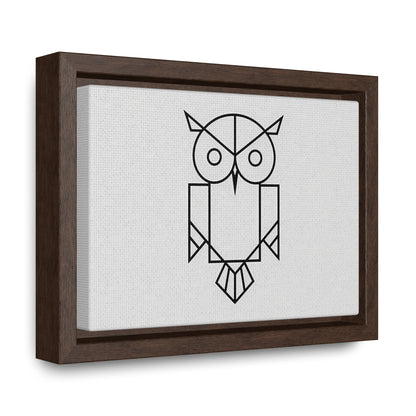 Geometric Owl - Gallery Canvas Wraps, Horizontal Frame