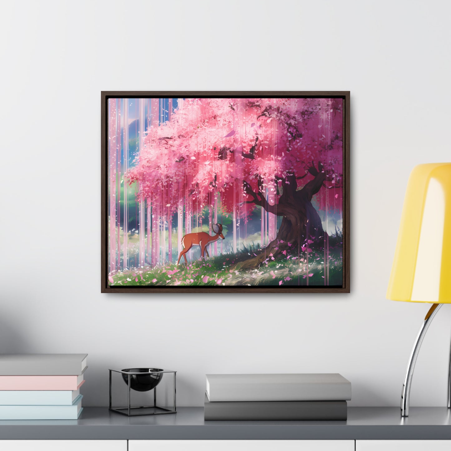 Beneath the Blossoming Canopy - Gallery Canvas Wraps, Horizontal Frame