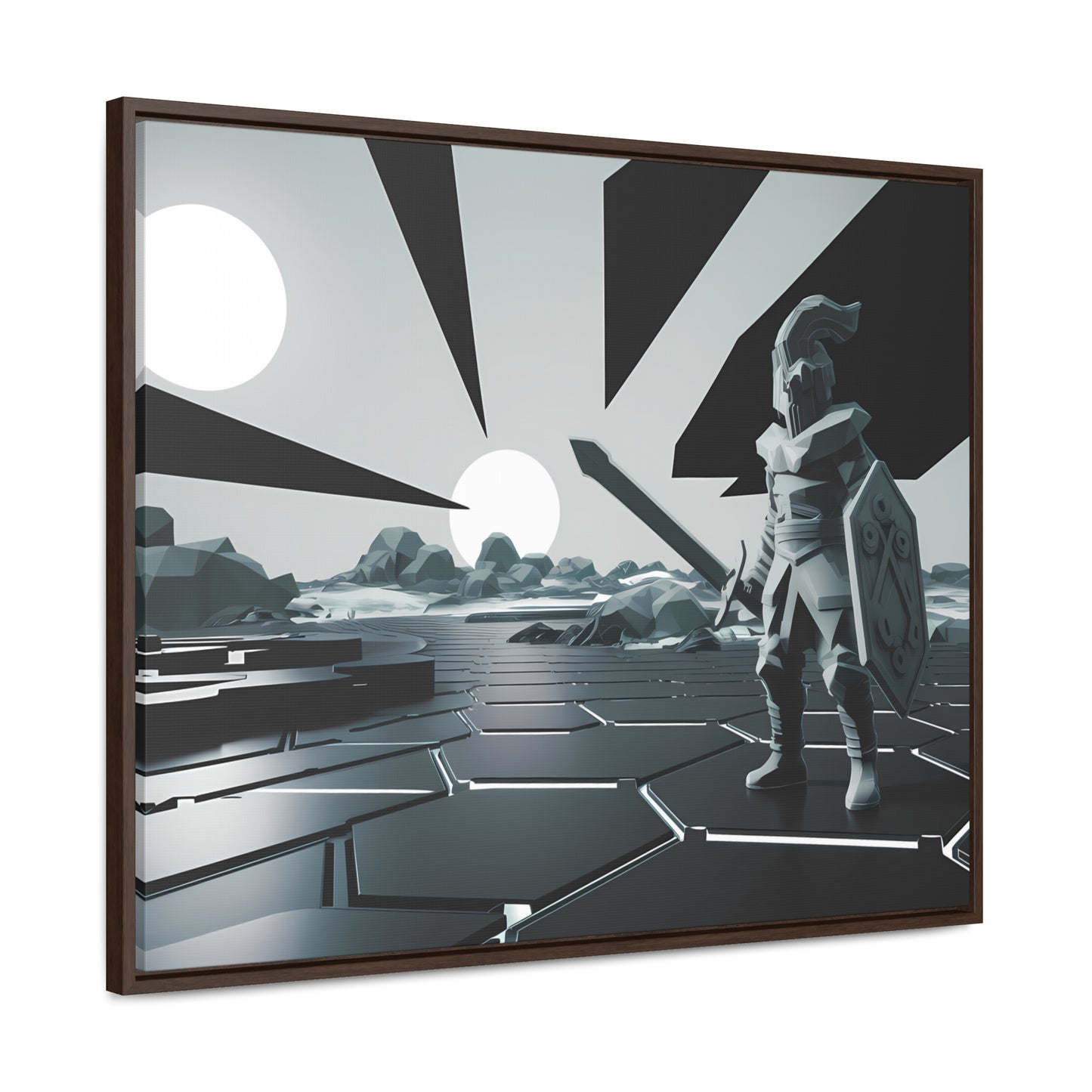 Guardian of the Twin Suns - Gallery Canvas Wraps, Horizontal Frame