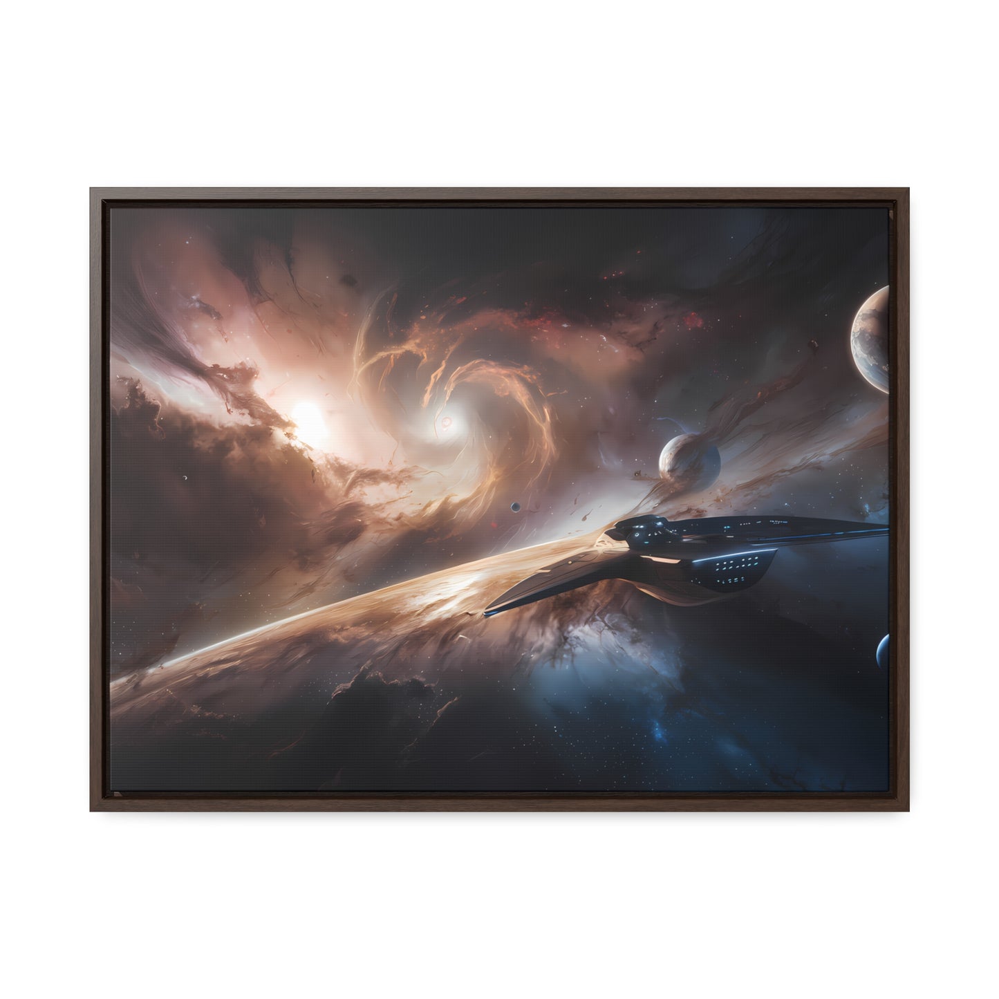 Voyage Through the Maelstrom of Stars - Gallery Canvas Wraps, Horizontal Frame