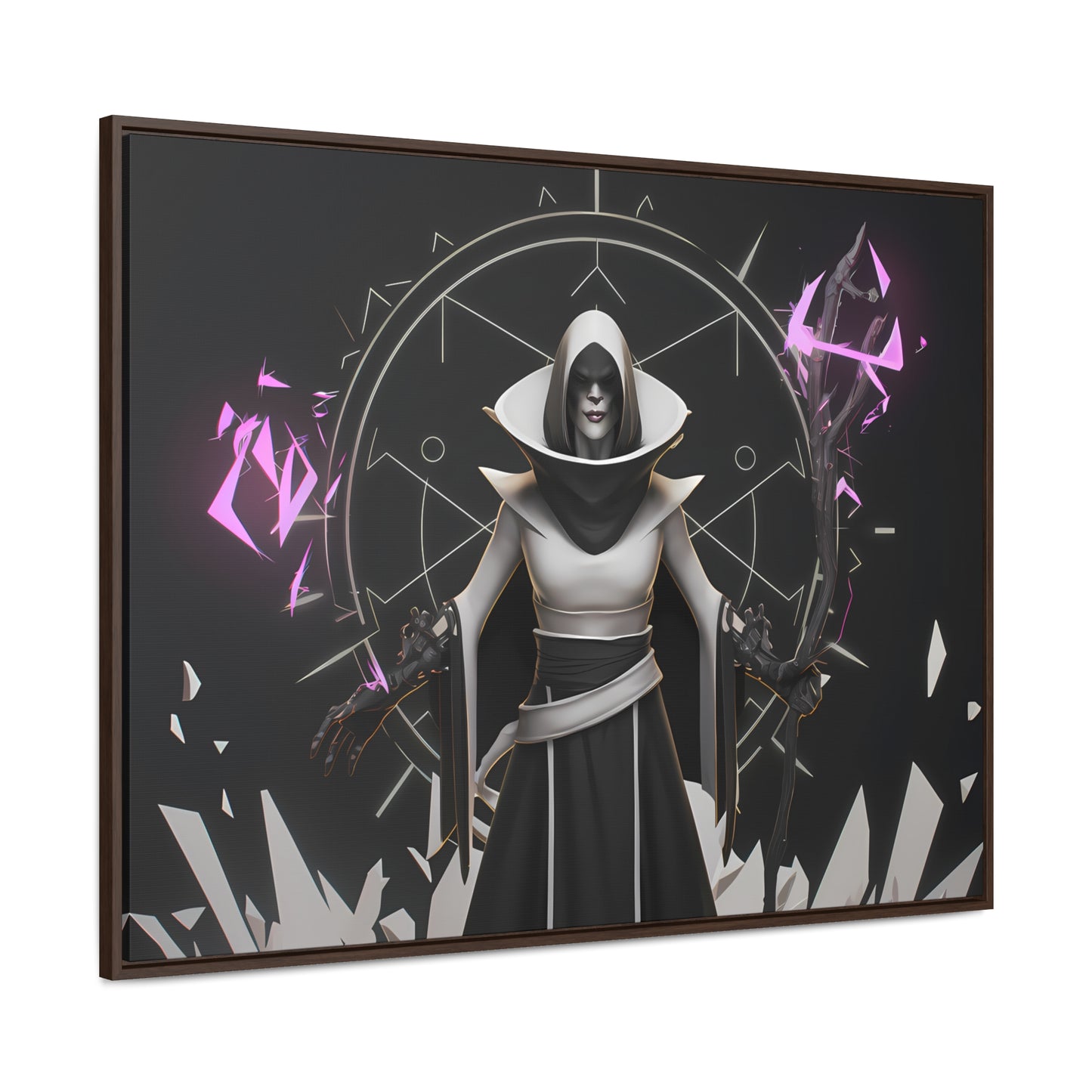 Veil of the Arcane Wraith - Gallery Canvas Wraps, Horizontal Frame