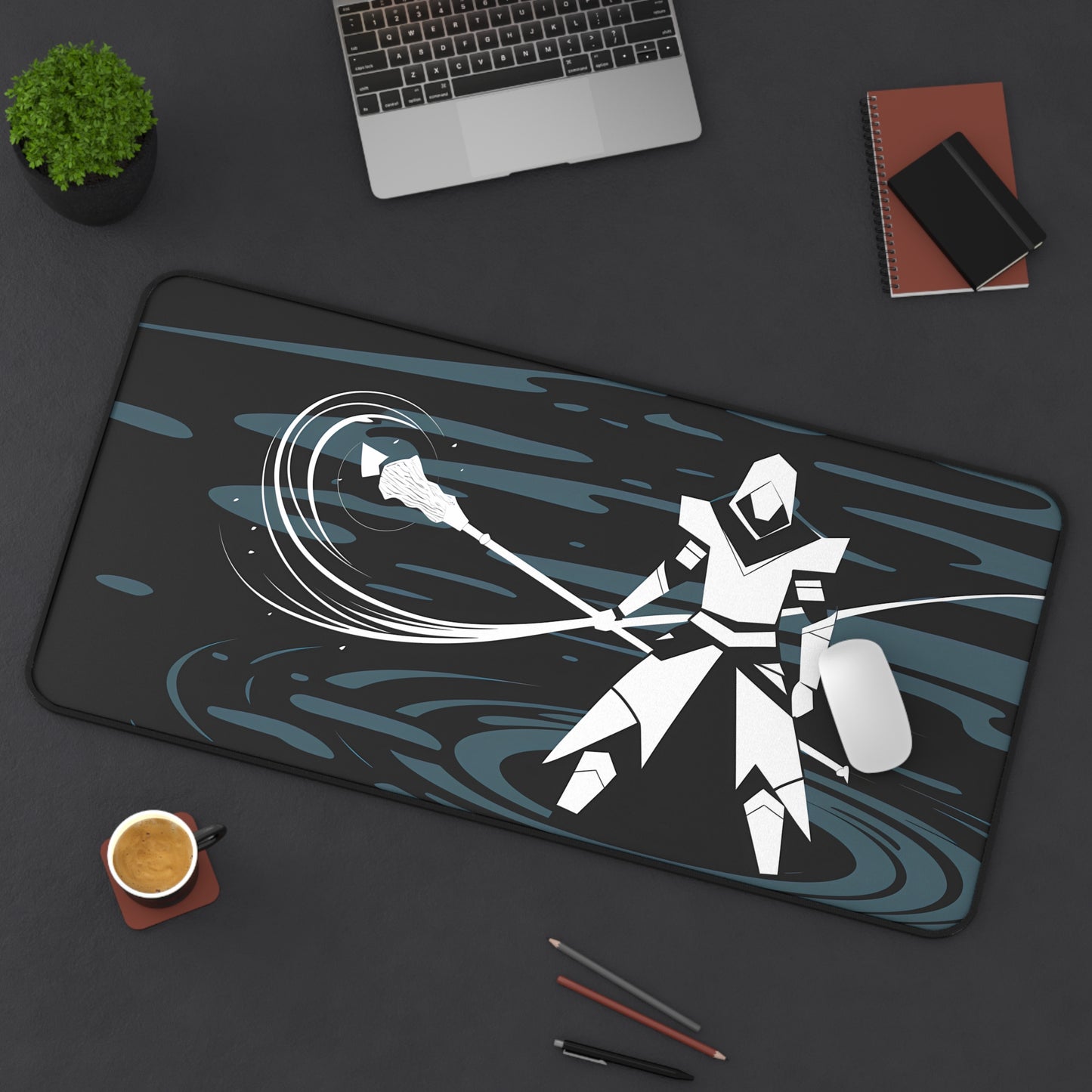 Ethereal Guardian of the Abyss - Desk Mat