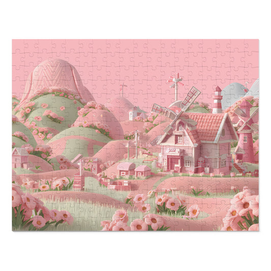 Whimsical Pastel Meadows - Jigsaw Puzzle (30, 110, 252, 500,1000-Piece)