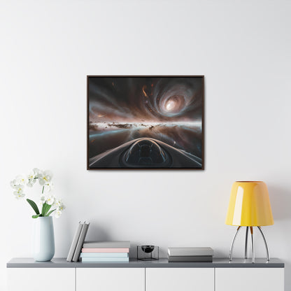 Journey Through the Celestial Abyss - Gallery Canvas Wraps, Horizontal Frame