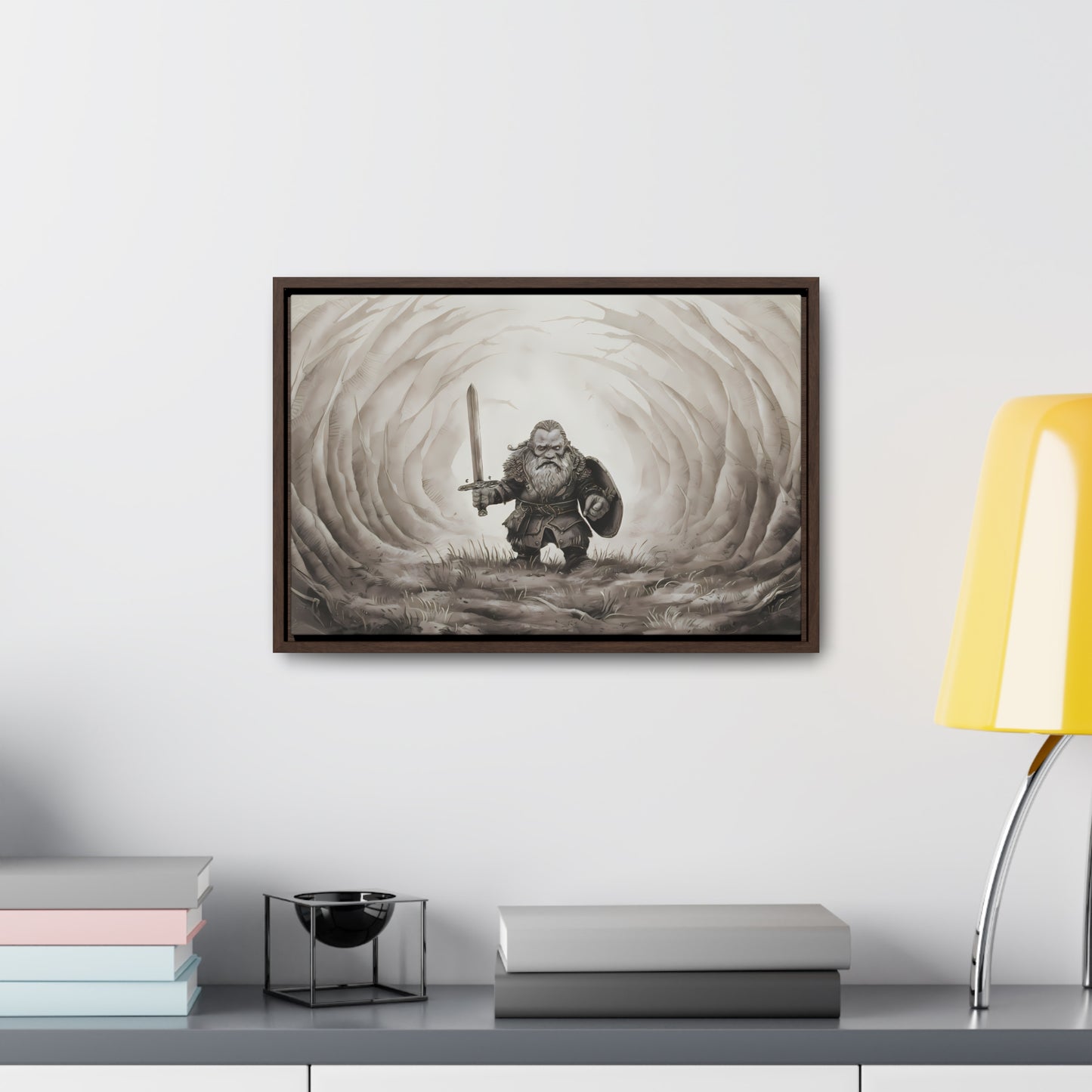 Defender of the Hollowed Path - Gallery Canvas Wraps, Horizontal Frame