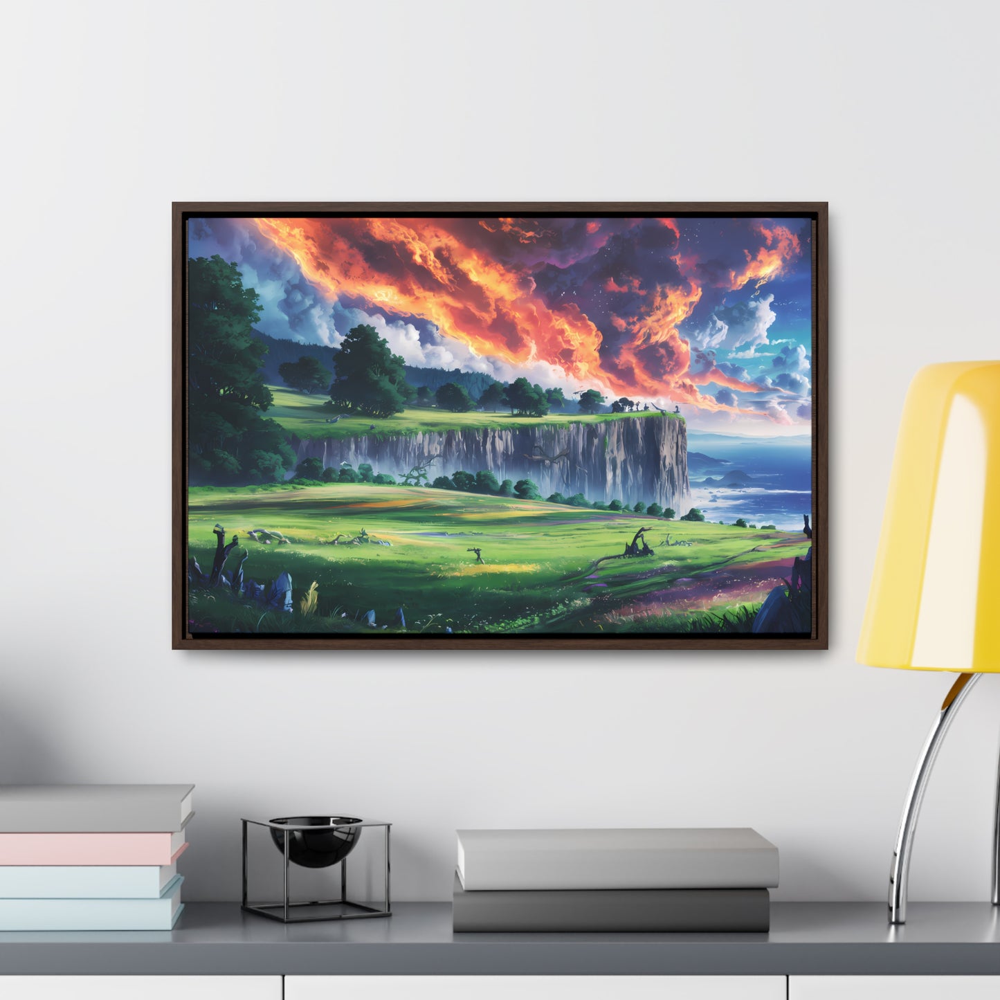 Edge of the Burning Sky - Gallery Canvas Wraps, Horizontal Frame