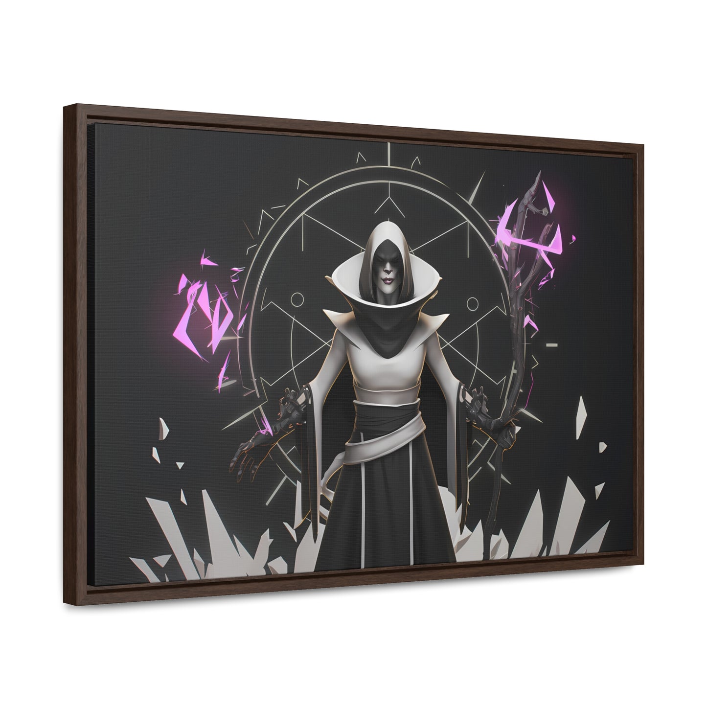 Veil of the Arcane Wraith - Gallery Canvas Wraps, Horizontal Frame