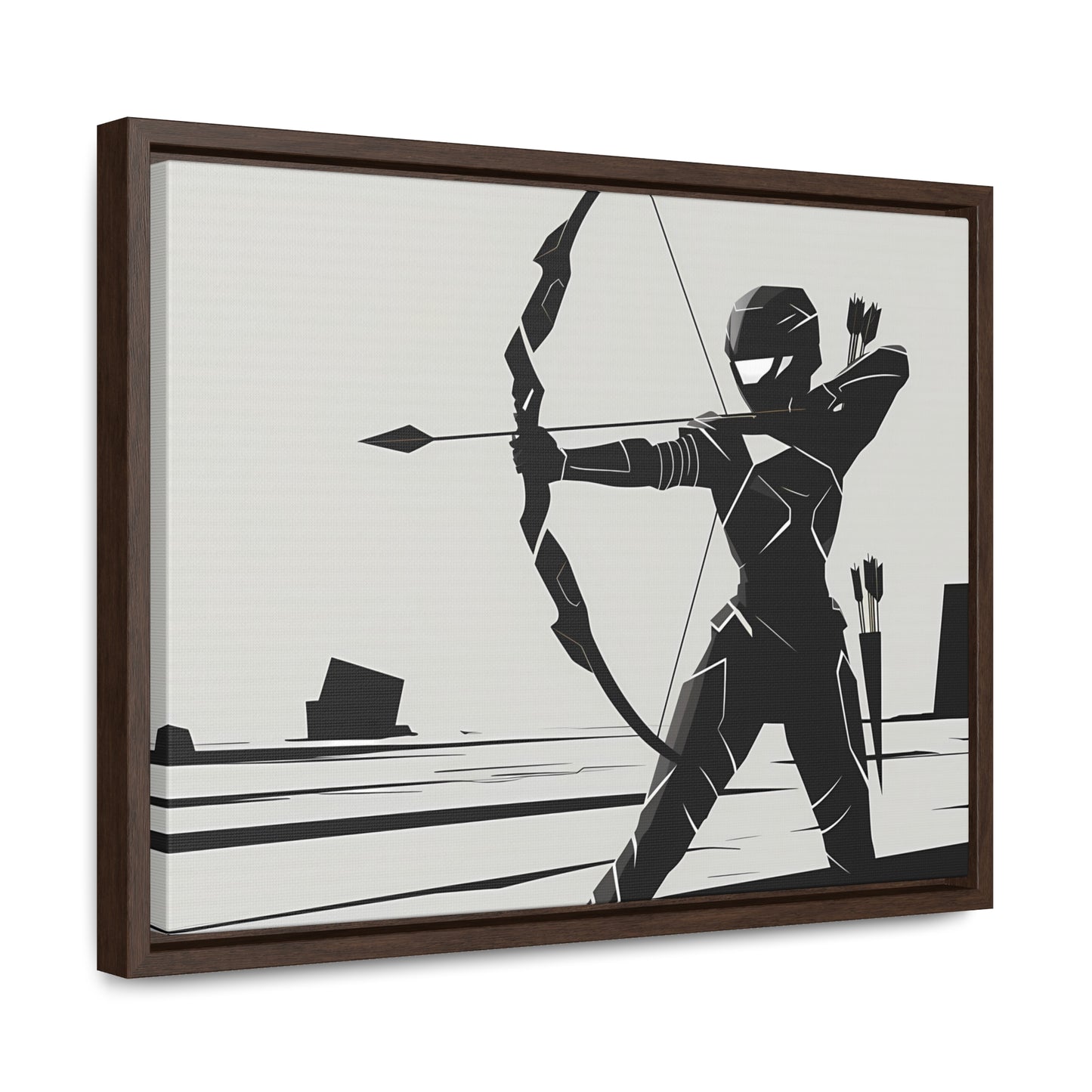 Silent Hunter - Gallery Canvas Wraps, Horizontal Frame