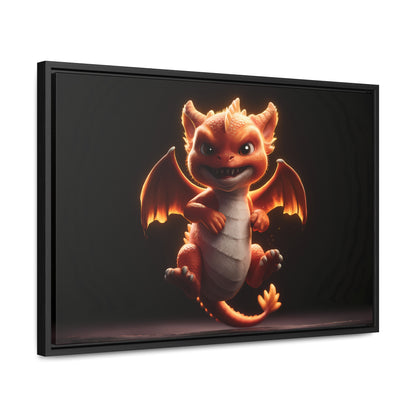 Fiery Mischief - Gallery Canvas Wraps, Horizontal Frame