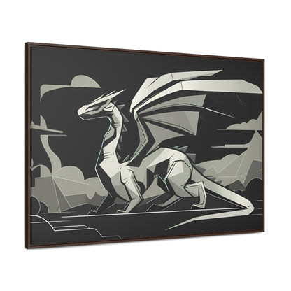 Shadow of the Silver Dragon - Gallery Canvas Wraps, Horizontal Frame