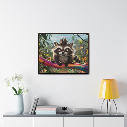 Jungle Mischief - Gallery Canvas Wraps, Horizontal Frame