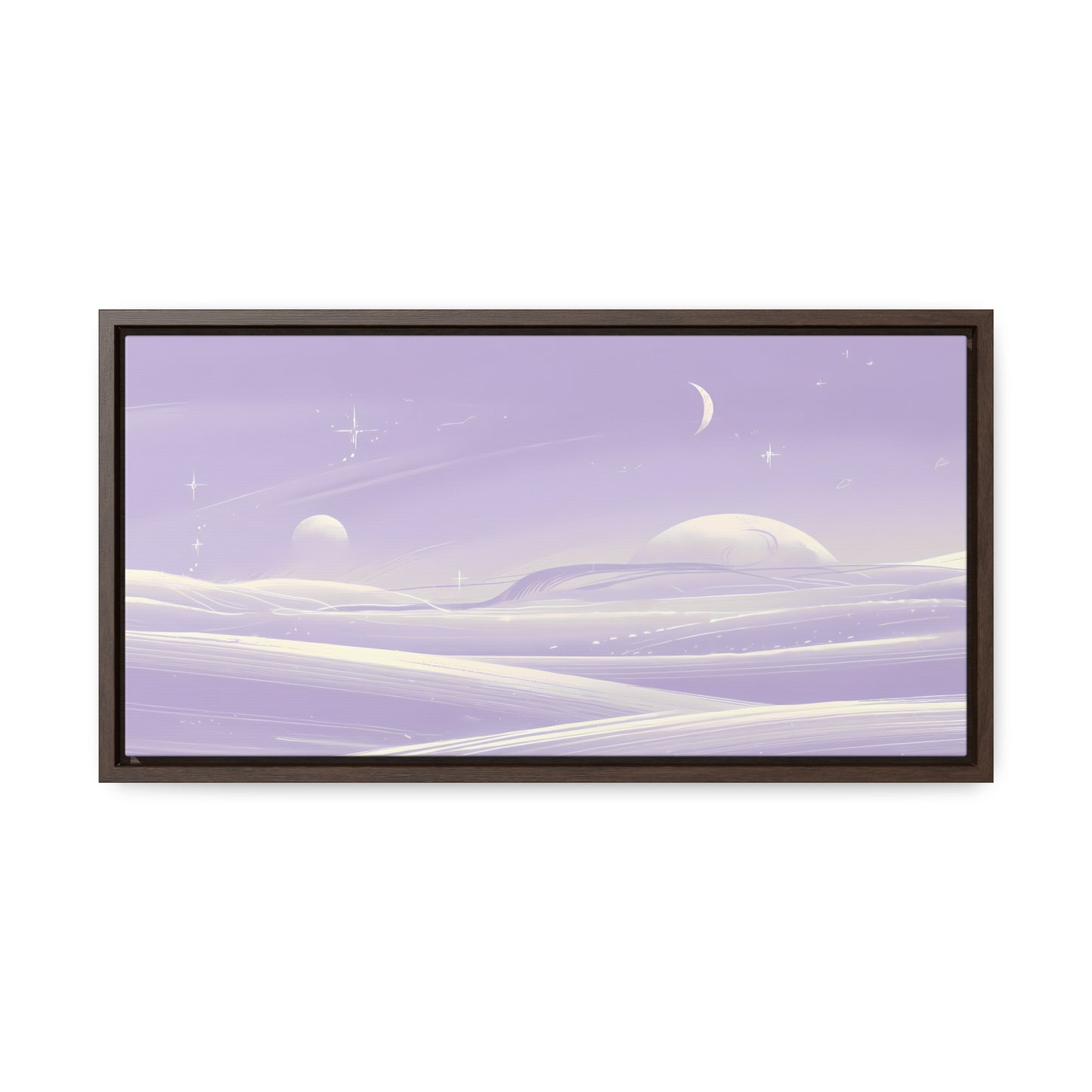 Ethereal Moonscape - Gallery Canvas Wraps, Horizontal Frame