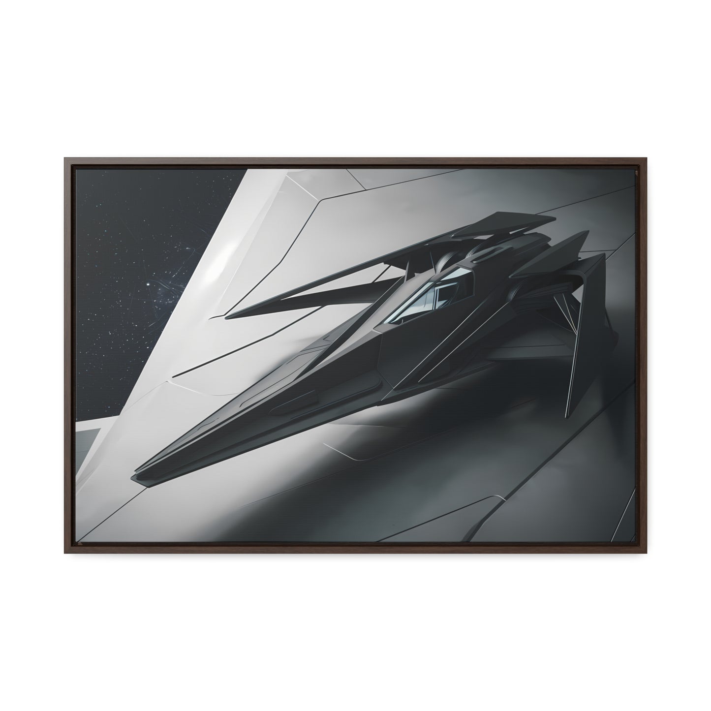 Starlance Stealth Interceptor - Gallery Canvas Wraps, Horizontal Frame