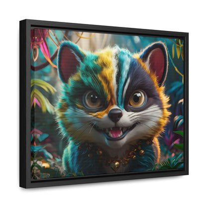 Jungle Mischief - Gallery Canvas Wraps, Horizontal Frame