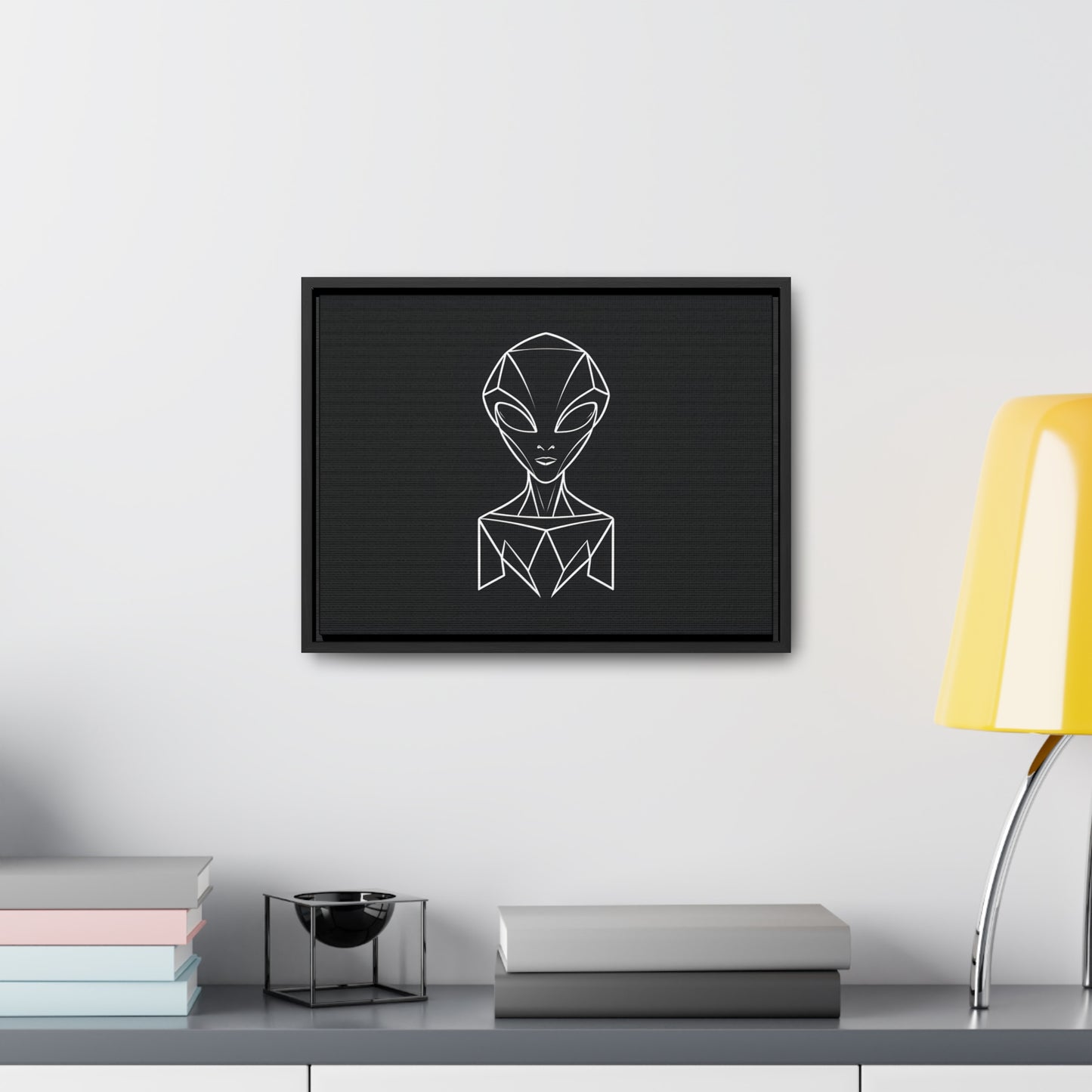 Alien Geometry - Gallery Canvas Wraps, Horizontal Frame