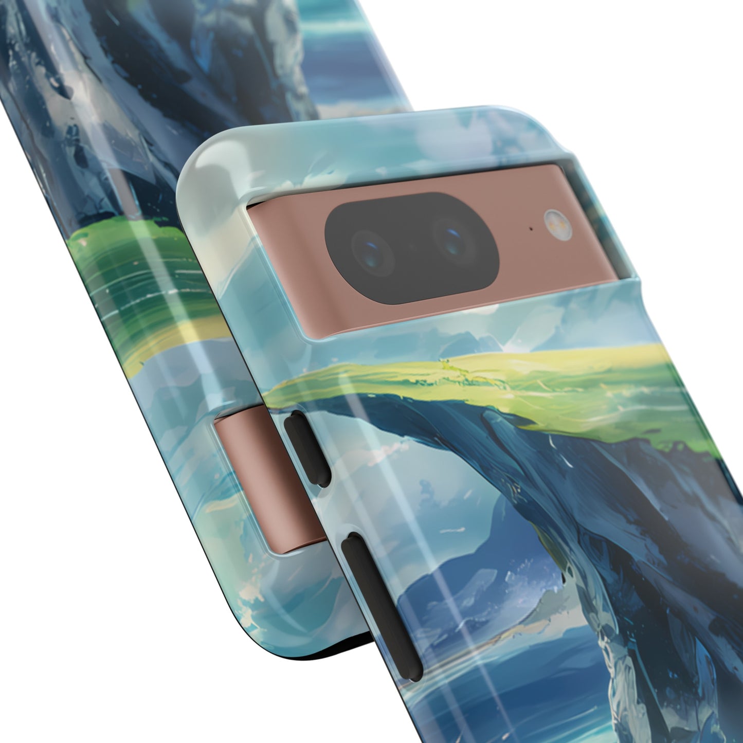 Anime Cliff by the Sea - Smartphone Tough Cases