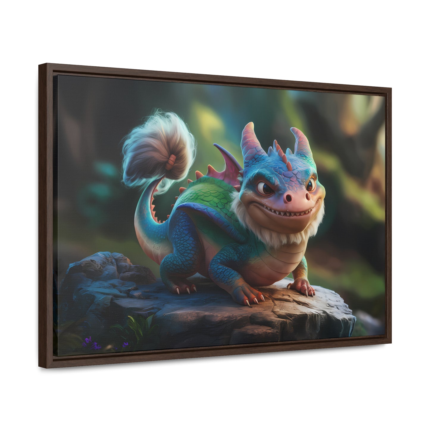 Guardian of the Enchanted Grove - Gallery Canvas Wraps, Horizontal Frame