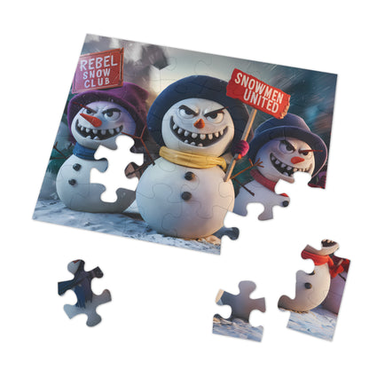 The Great Snowman Rebellion - Jigsaw Puzzle (30, 110, 252, 500,1000-Piece)