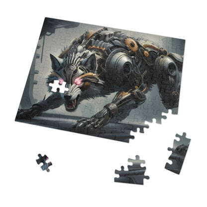 Cybernetic Apex Wolf - Jigsaw Puzzle (30, 110, 252, 500,1000-Piece)