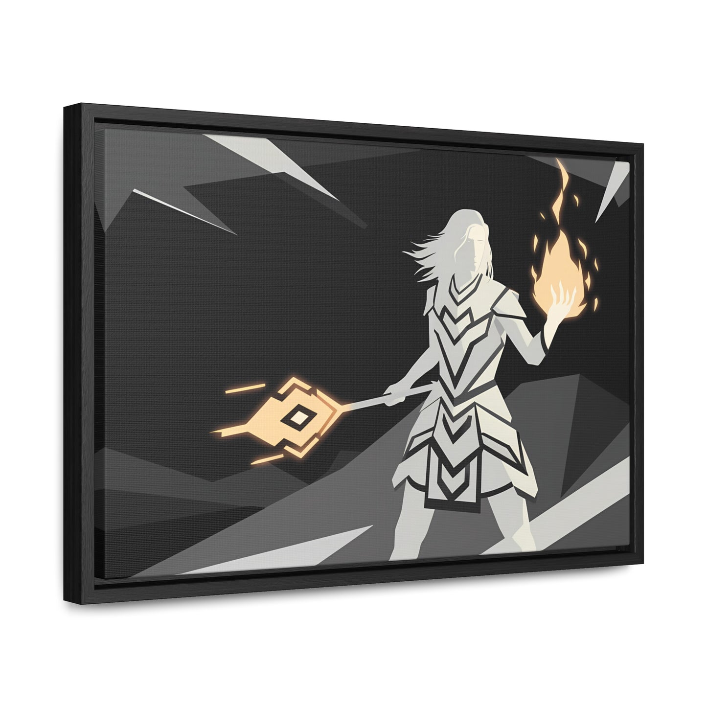 Ethereal Flamebearer - Gallery Canvas Wraps, Horizontal Frame