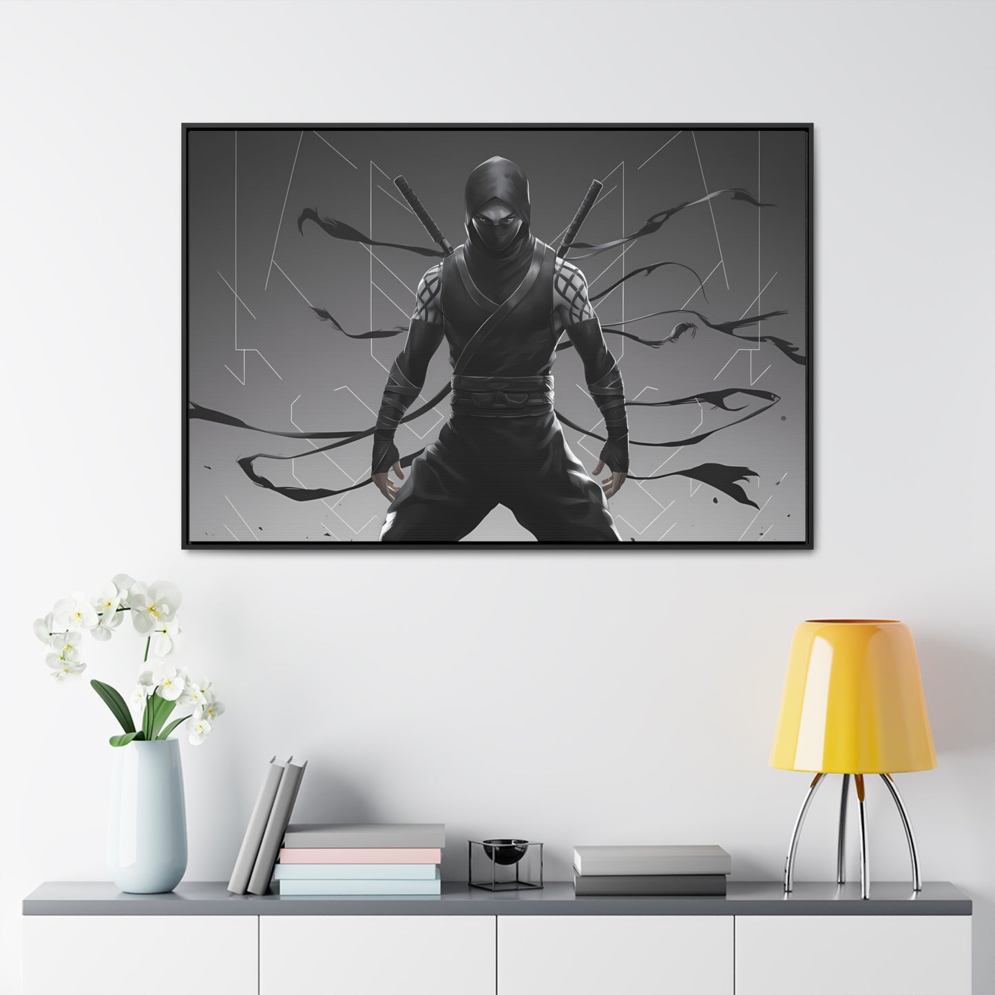 Shadowblade Sentinel - Gallery Canvas Wraps, Horizontal Frame